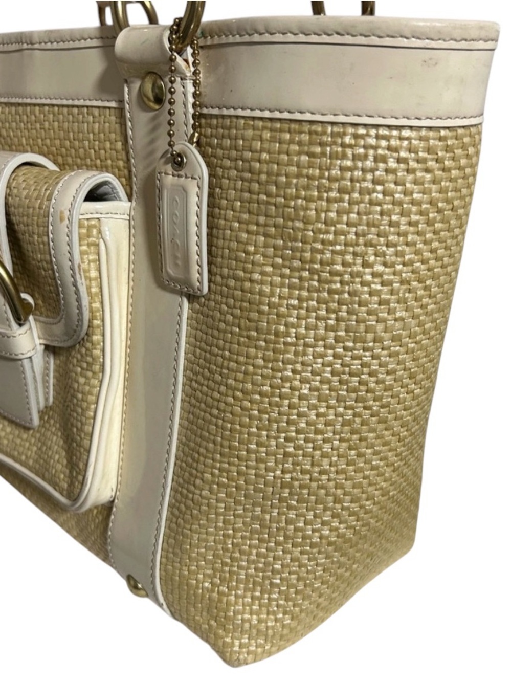 Coach Vintage Legacy 65th Anniversary Edition Woven Tote - Picture 6 of 11